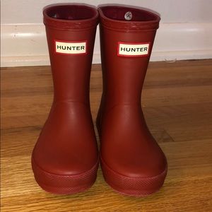 Hunter Boots... Toddler size 6